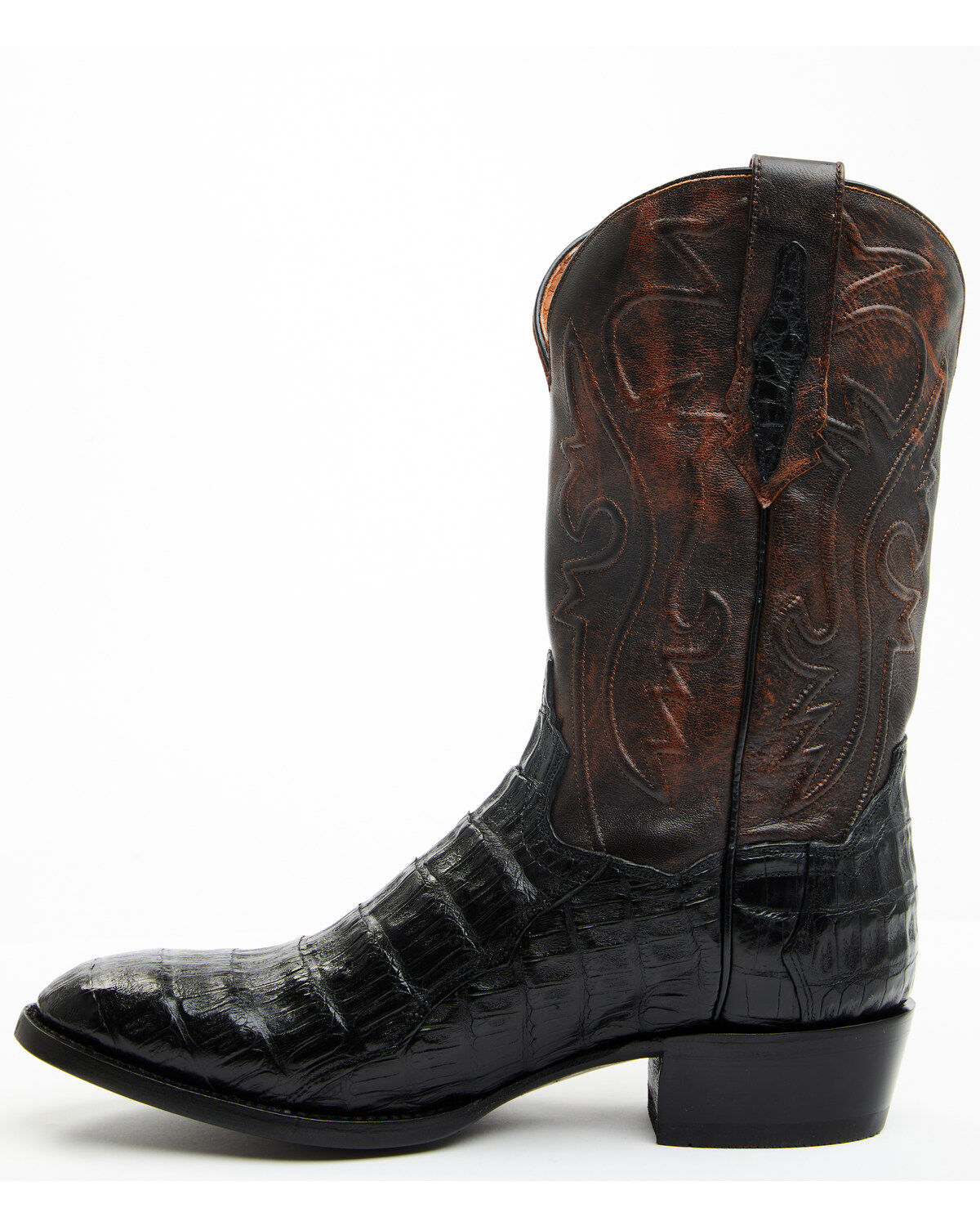 Dan Post Men's Exotic Caiman 12" Western Boots - Round Toe