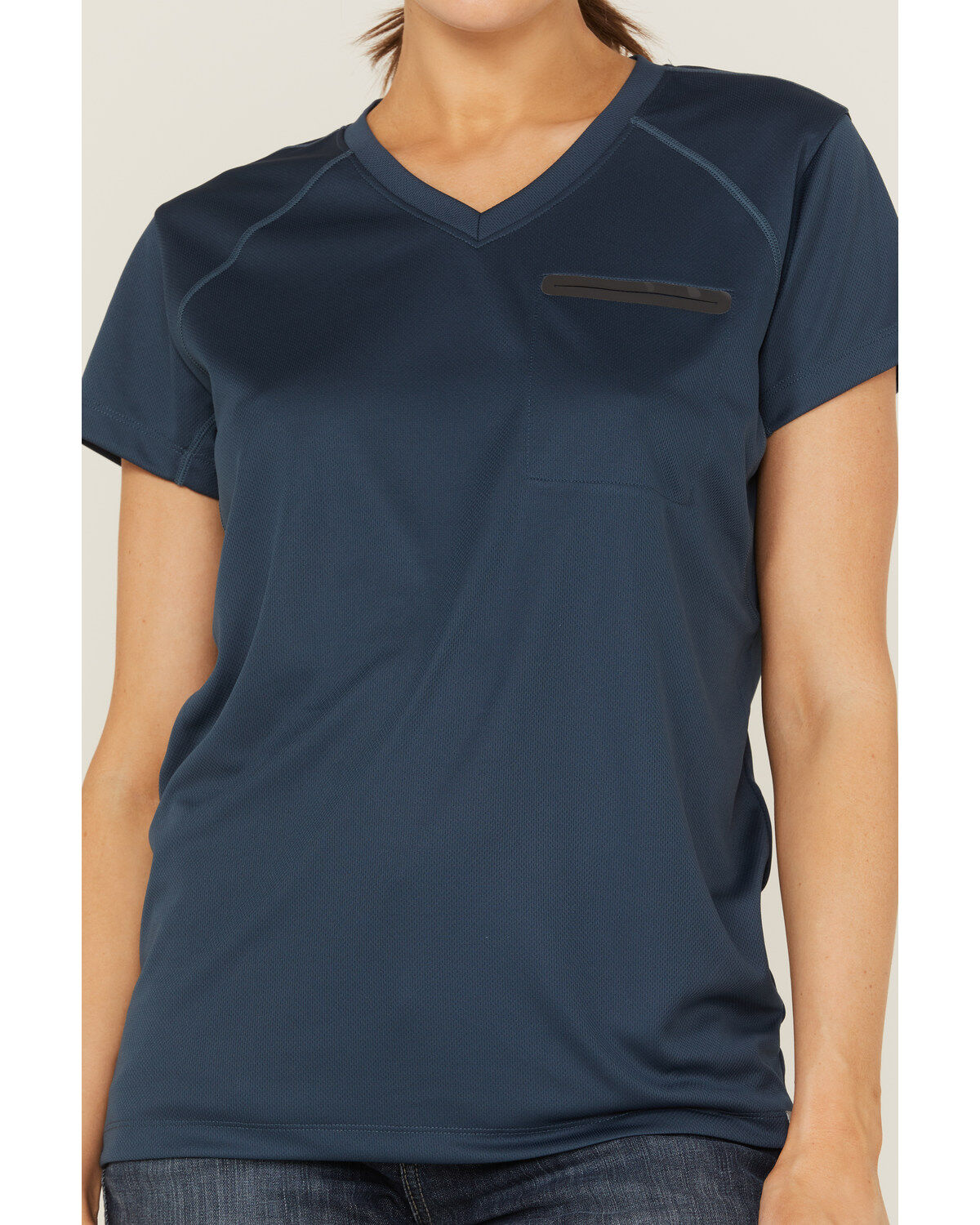 Ariat Women's Rebar Blue Polartec Elite All-Season Short Sleeve Work T-Shirt