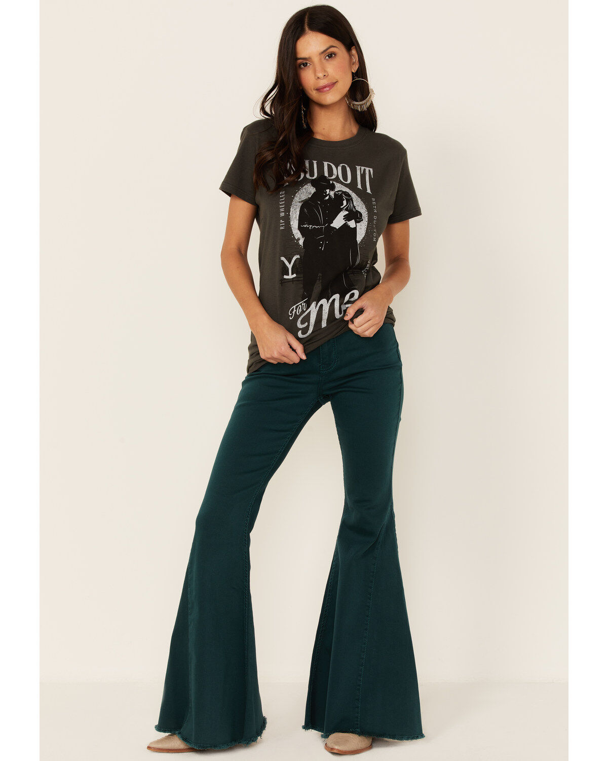 Paramount Network's Yellowstone Women's Charcoal You Do It For Me Graphic Tee