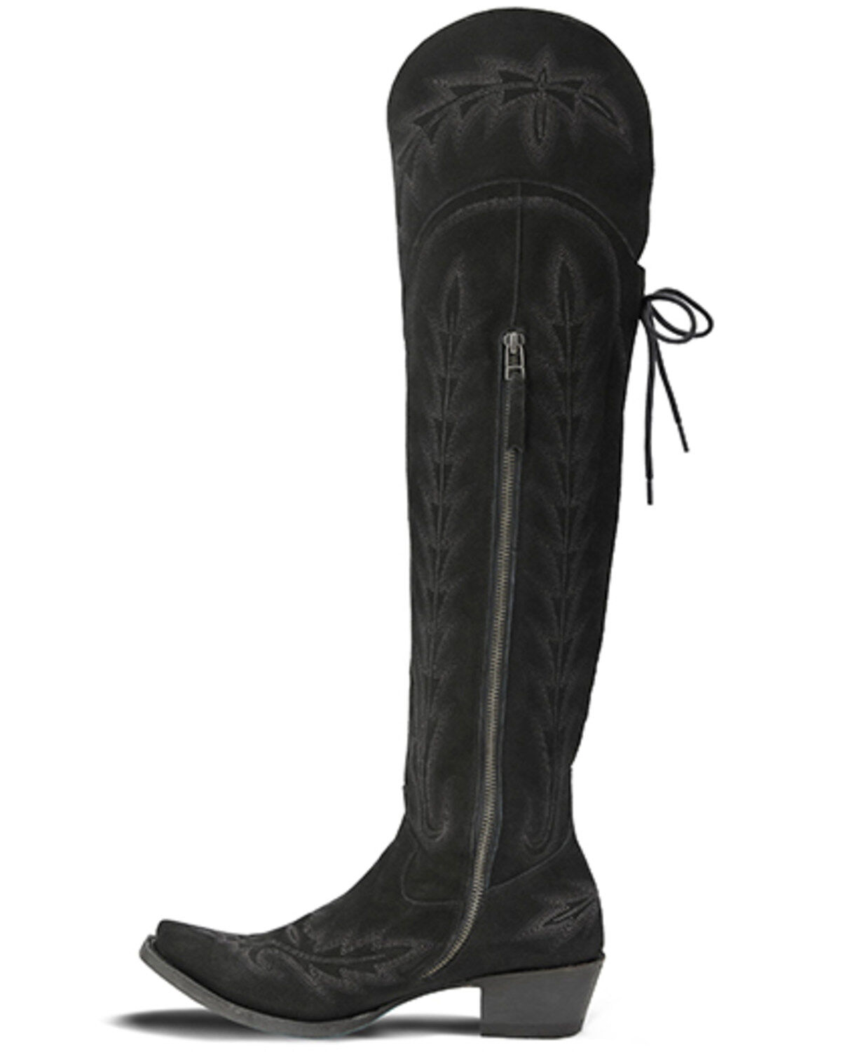 Lane Women's Lexington Over The Knee Suede Western Boots - Snip Toe