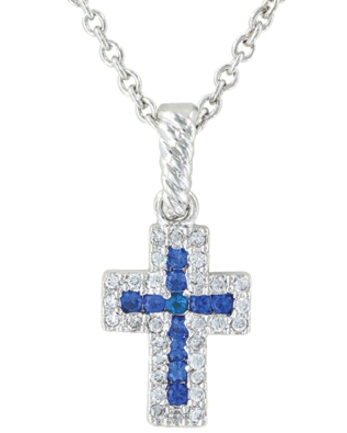 Montana Silversmiths Faith Found in the River Lights Cross Necklace