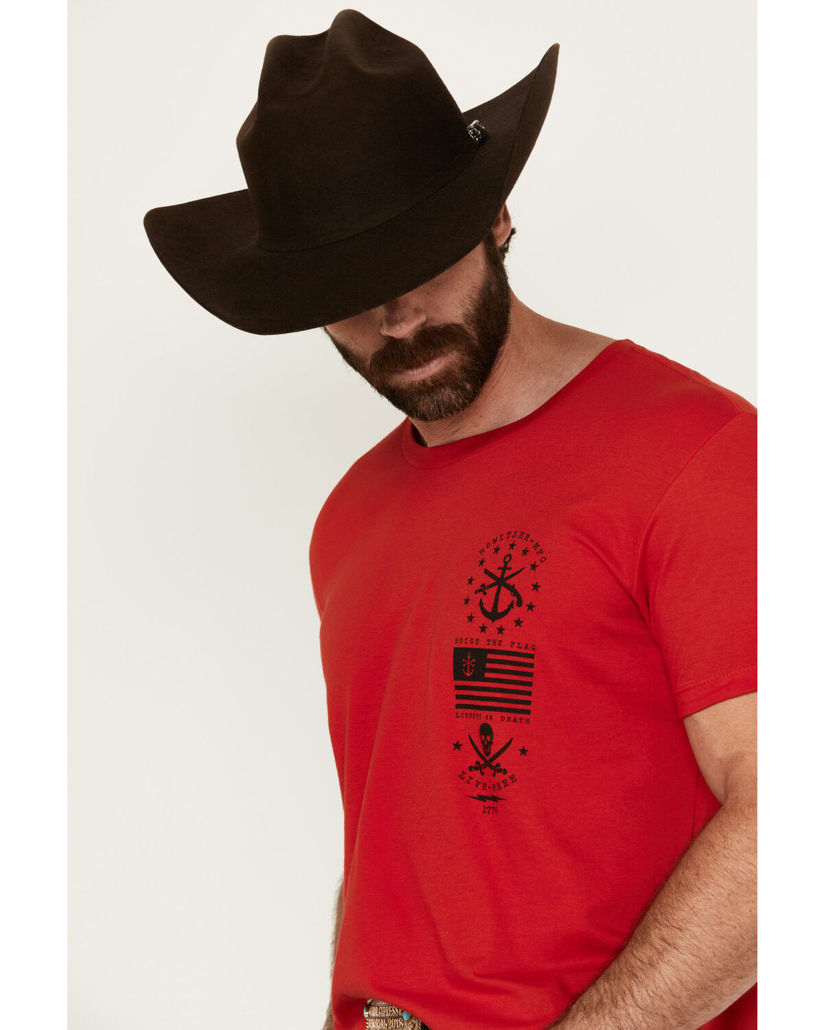 Howizter Men's Hoist The Flag Short Sleeve Graphic T-Shirt