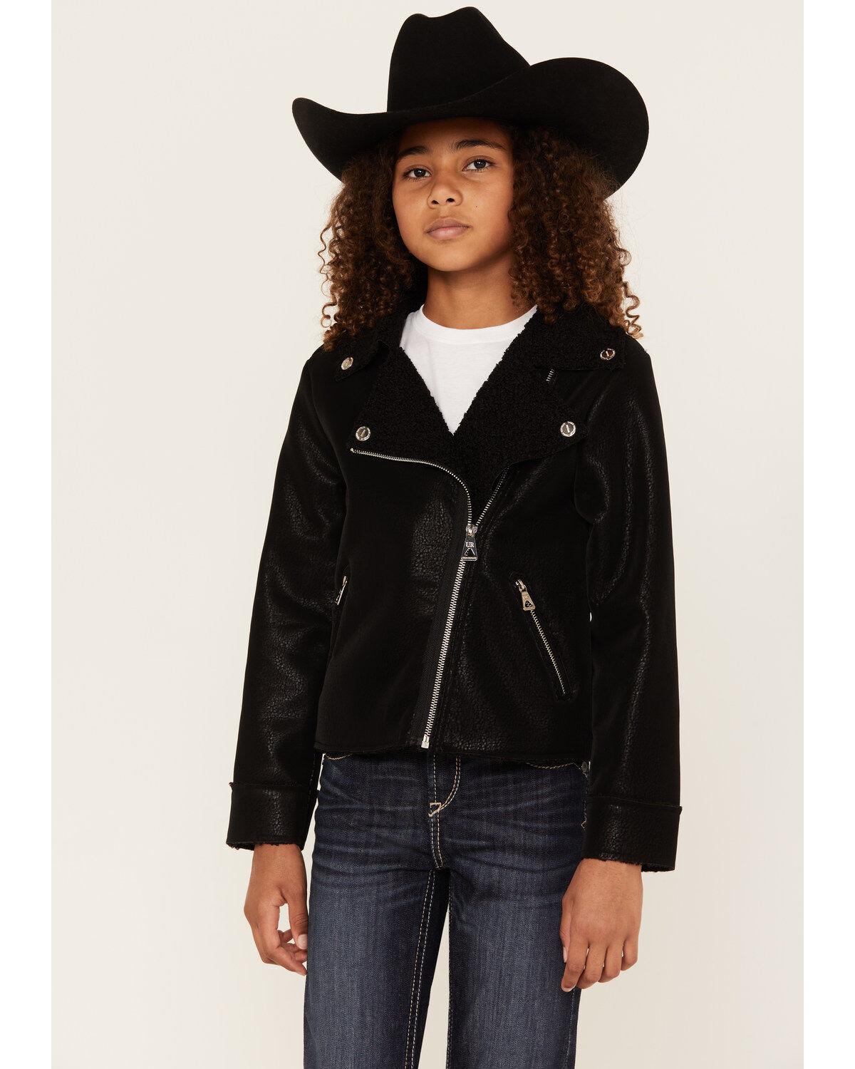Urban Republic Little Girls' Bonded Moto Jacket - Youth