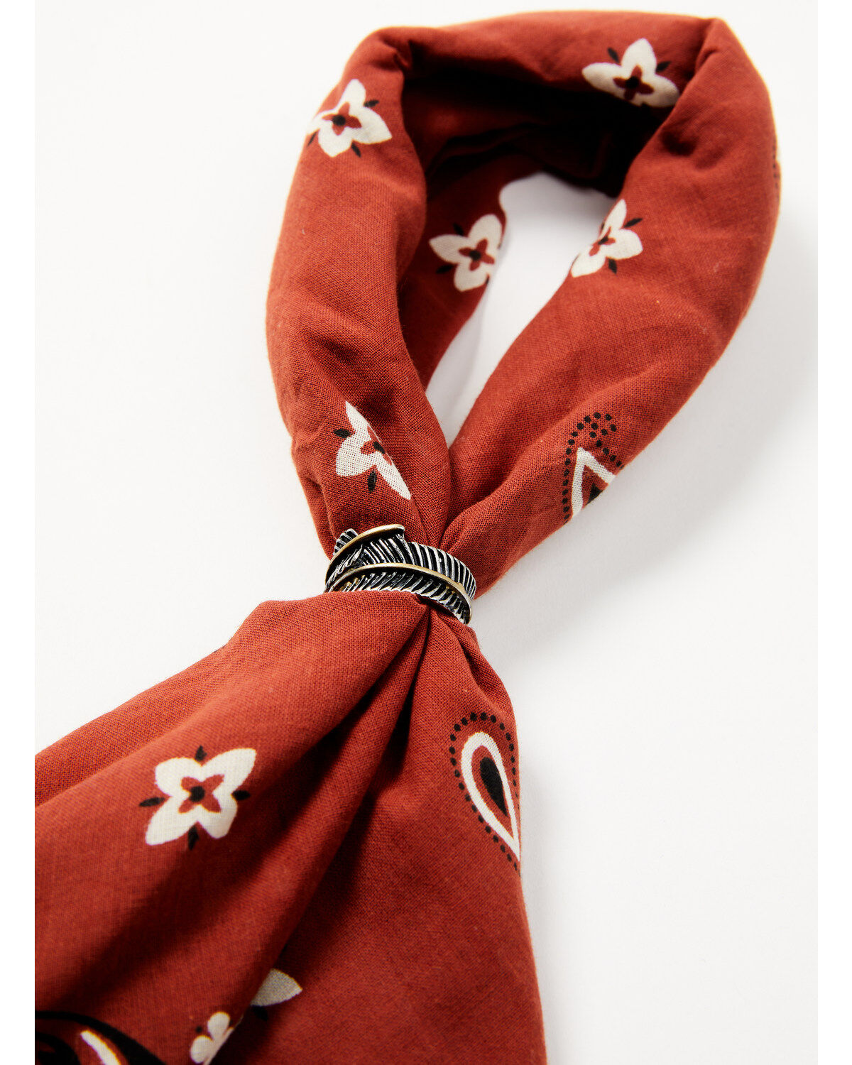 Idyllwind Women's Foxglove Brown Bandana Necklace