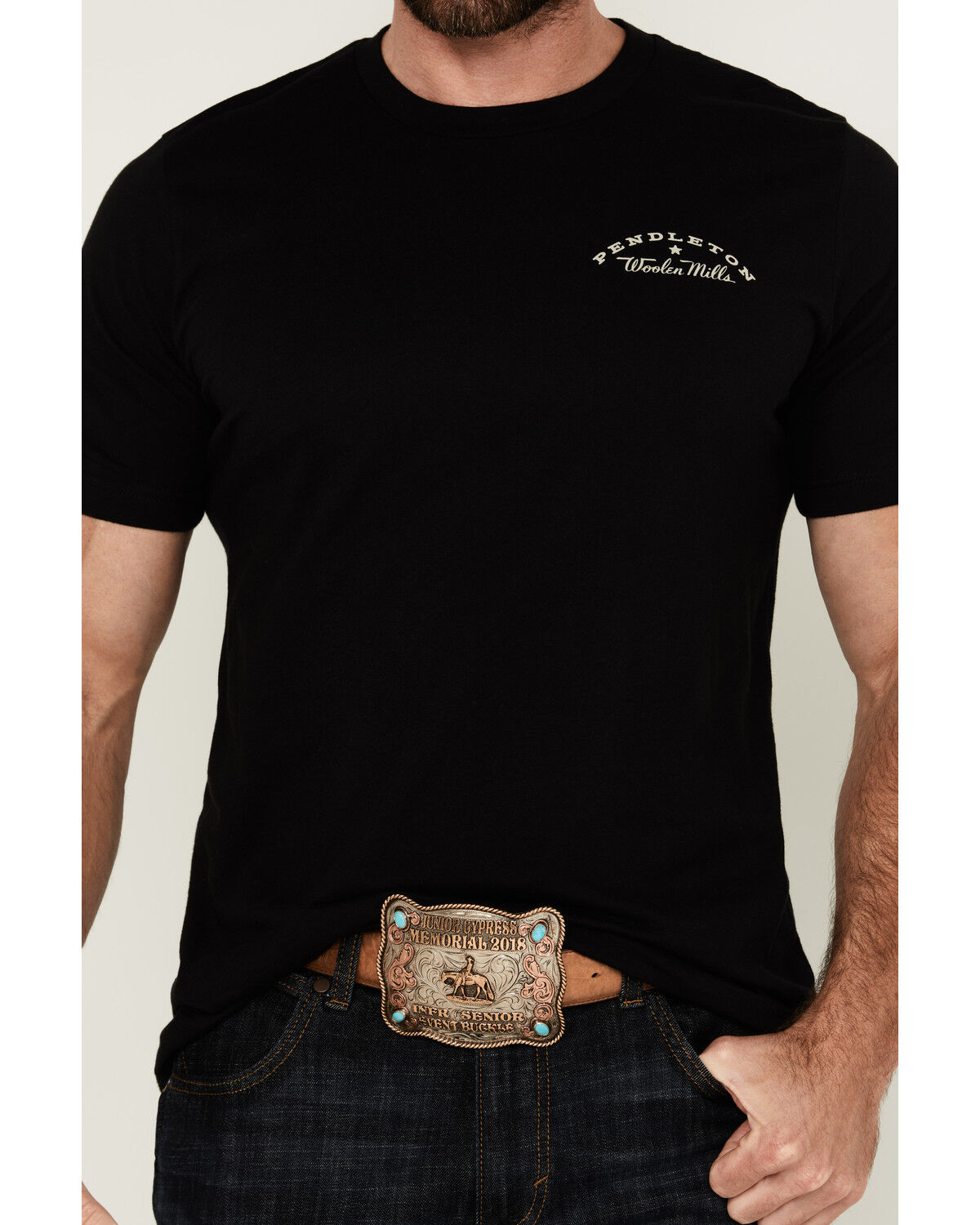 Pendleton Men's Boot Barn Exclusive Eagle Logo Short Sleeve Graphic T-Shirt