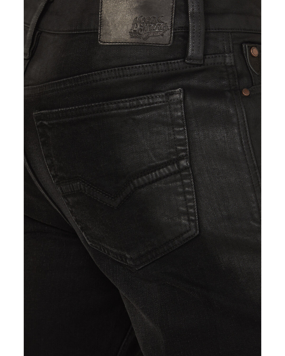 Moonshine Spirit Men's Venom Slim Straight Stretch Denim Jeans