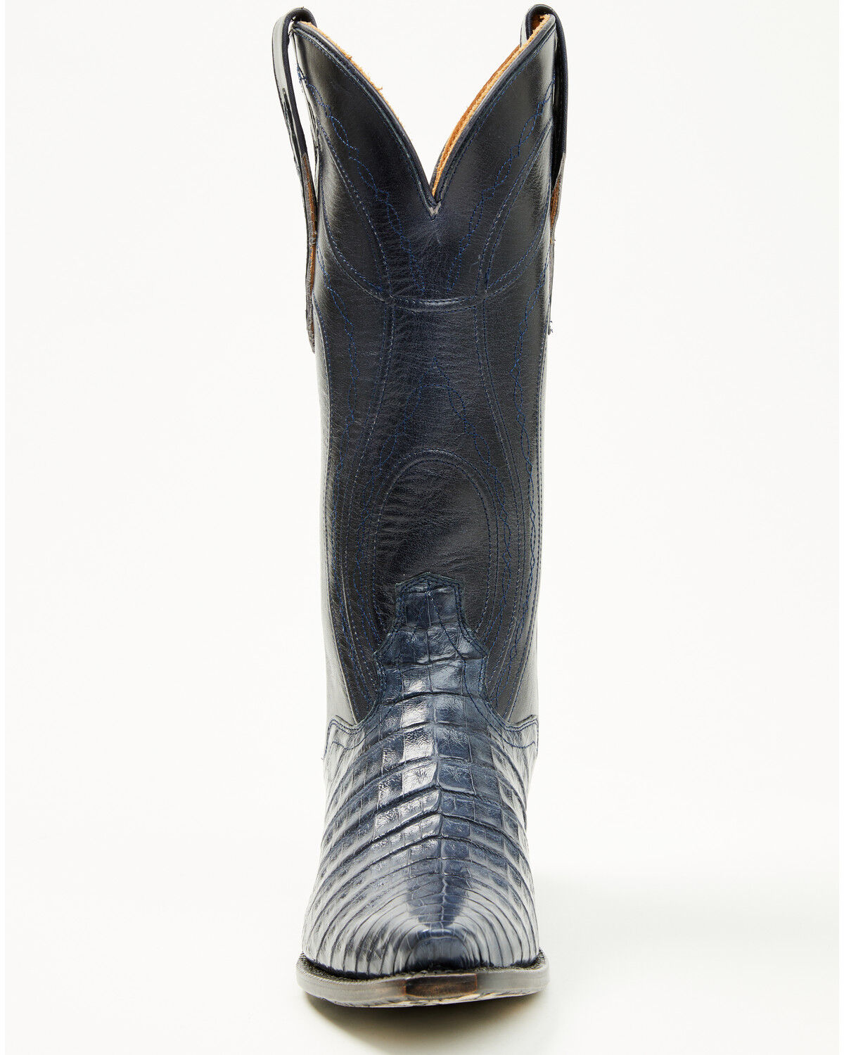 El Dorado Women's Holly Exotic Caiman Tall Western Boots - Snip Toe