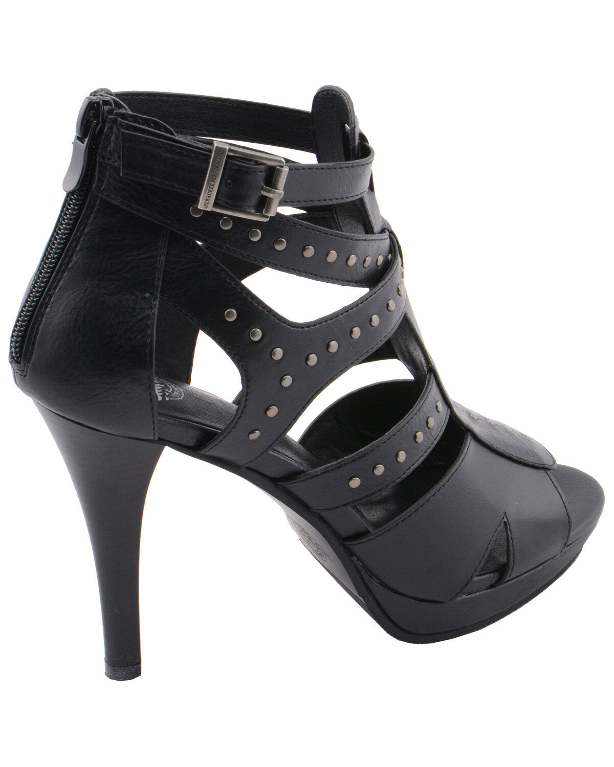 Milwaukee Performance Women's Studded Ankle Strap Sandals