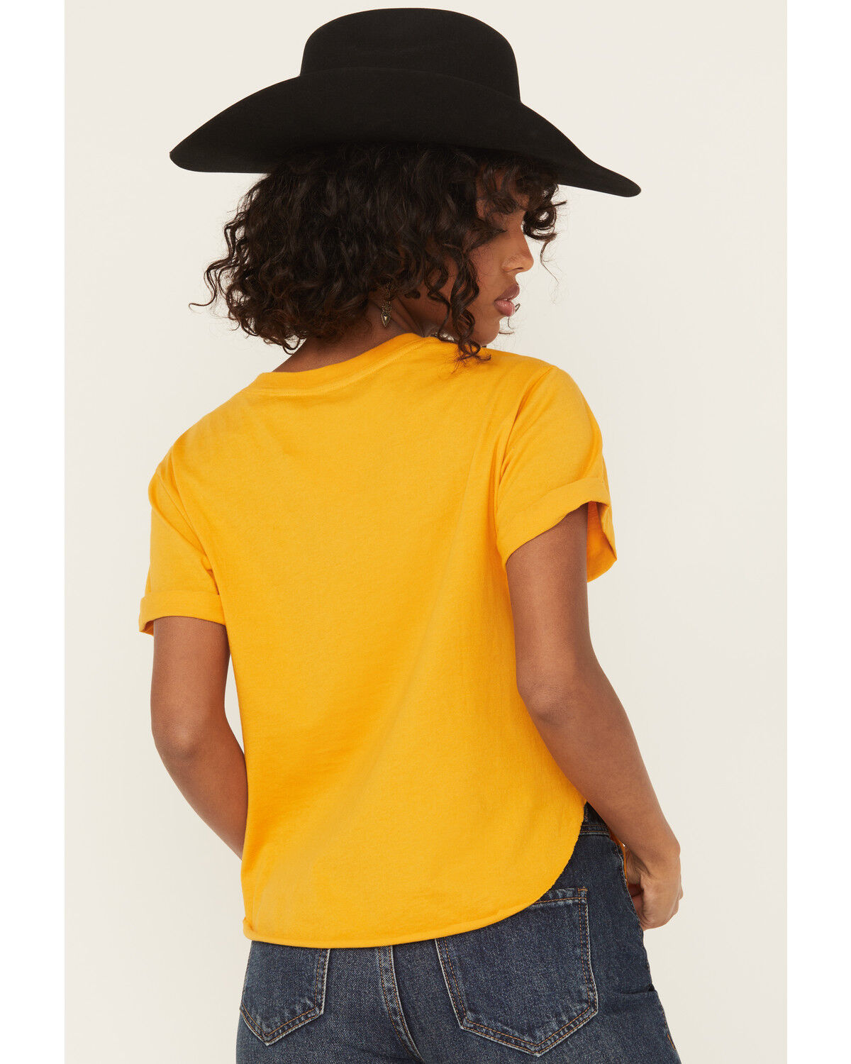 Shyanne Women's Sunshine and Whiskey Short Sleeve Tie-Front Graphic Tee