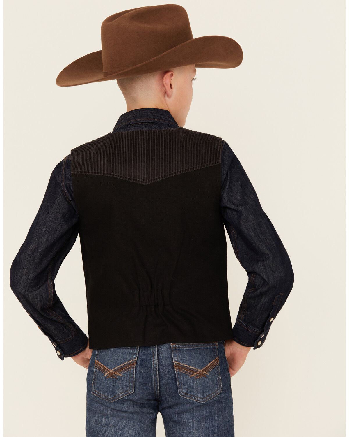 Powder River Outfitters Boys' Corduroy Vest