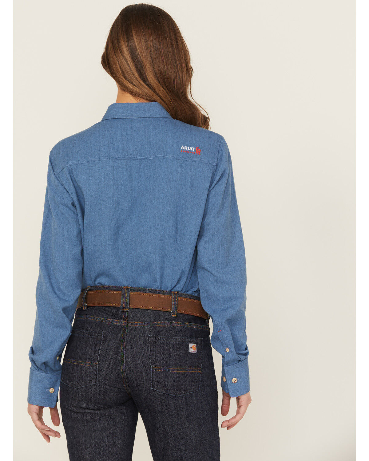 Ariat Women's FR Air Inherent Long Sleeve Button-Down Work Shirt