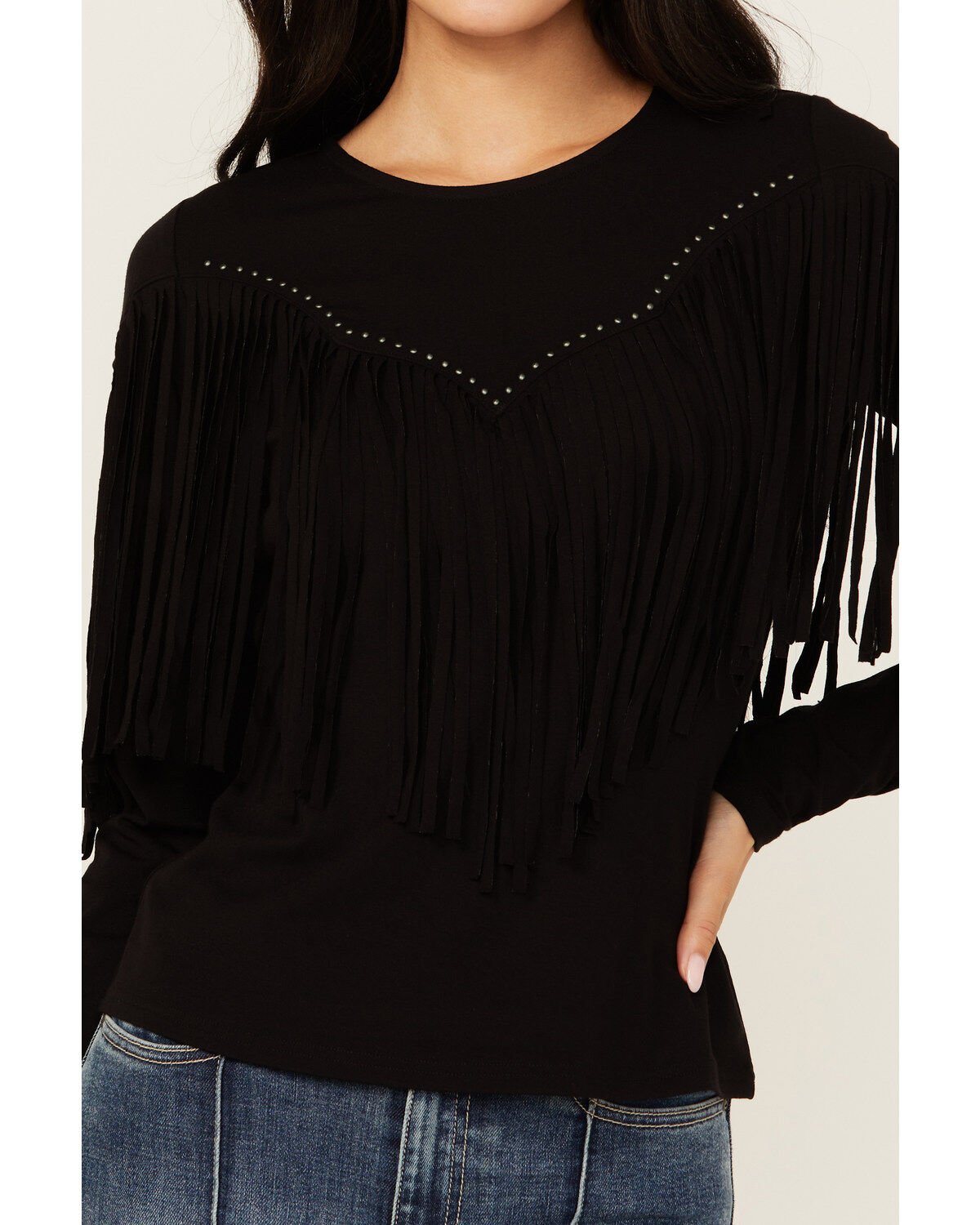 Idyllwind Women's Humble Long Sleeve Fringe Shirt