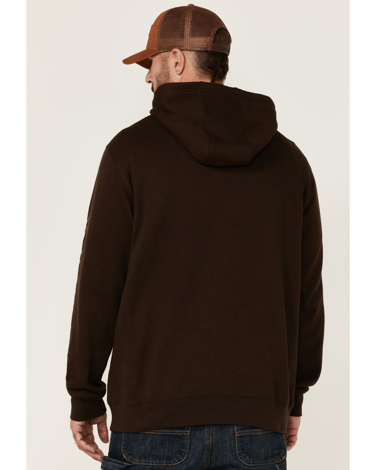 Hawx Men's Primo Logo Graphic Fleece Hooded Work Sweatshirt