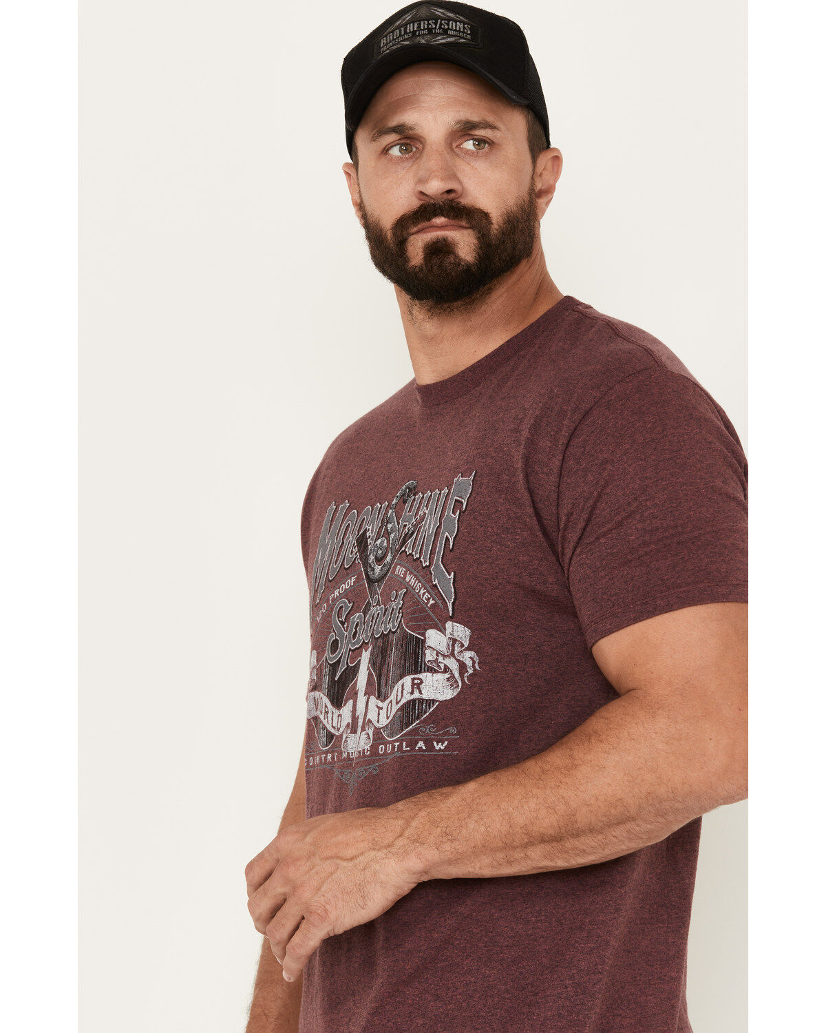 Moonshine Spirit Men's World Tour Short Sleeve Graphic T-Shirt