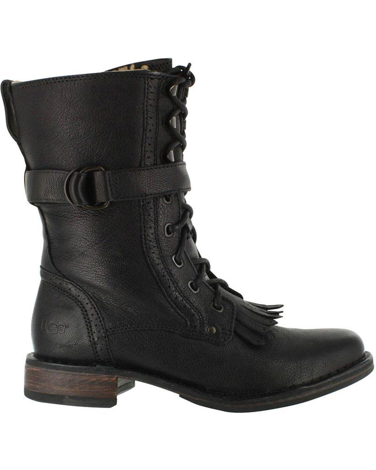 UGG Women's Jenna Military Boots - Round Toe