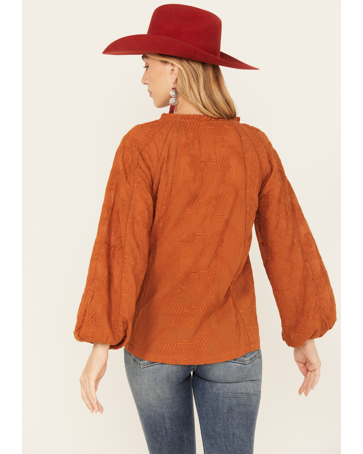 Shyanne Women's Long Sleeve Boho Blouse