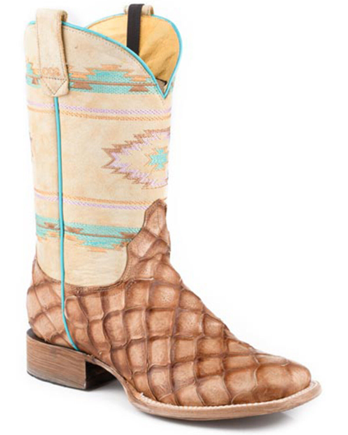 Roper Women's Big Bite Conceal Carry Shaft Western Boots - Broad Square Toe