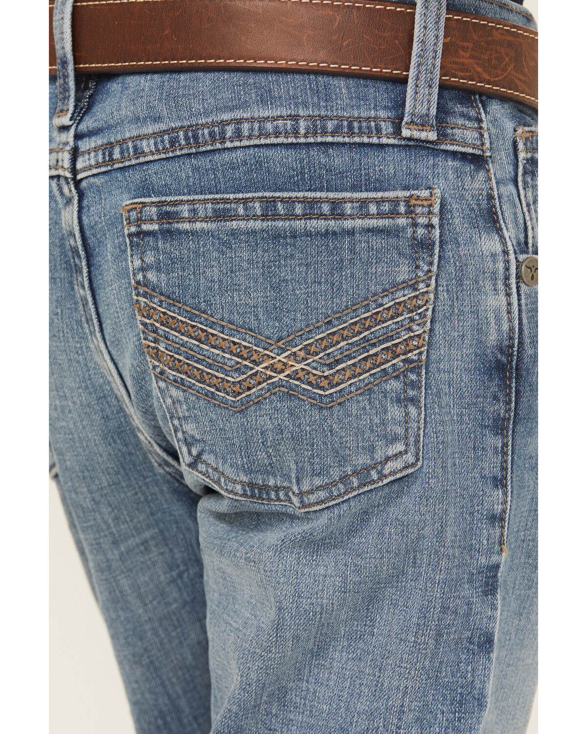 Wrangler Boys' Medium Wash Bootcut Denim Jeans