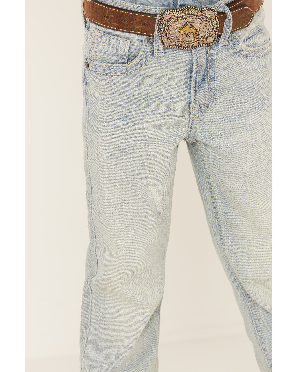 Cody James Little Boys' Light Wash Pioneer Slim Stretch Bootcut Jeans