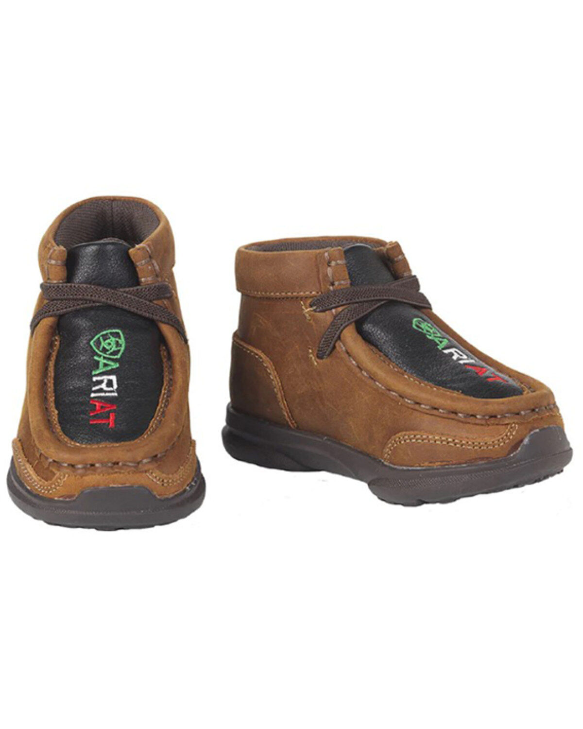 Ariat Toddler-Boys' Lil Stomper Mexico Casual Lace-Up Chukka Shoes
