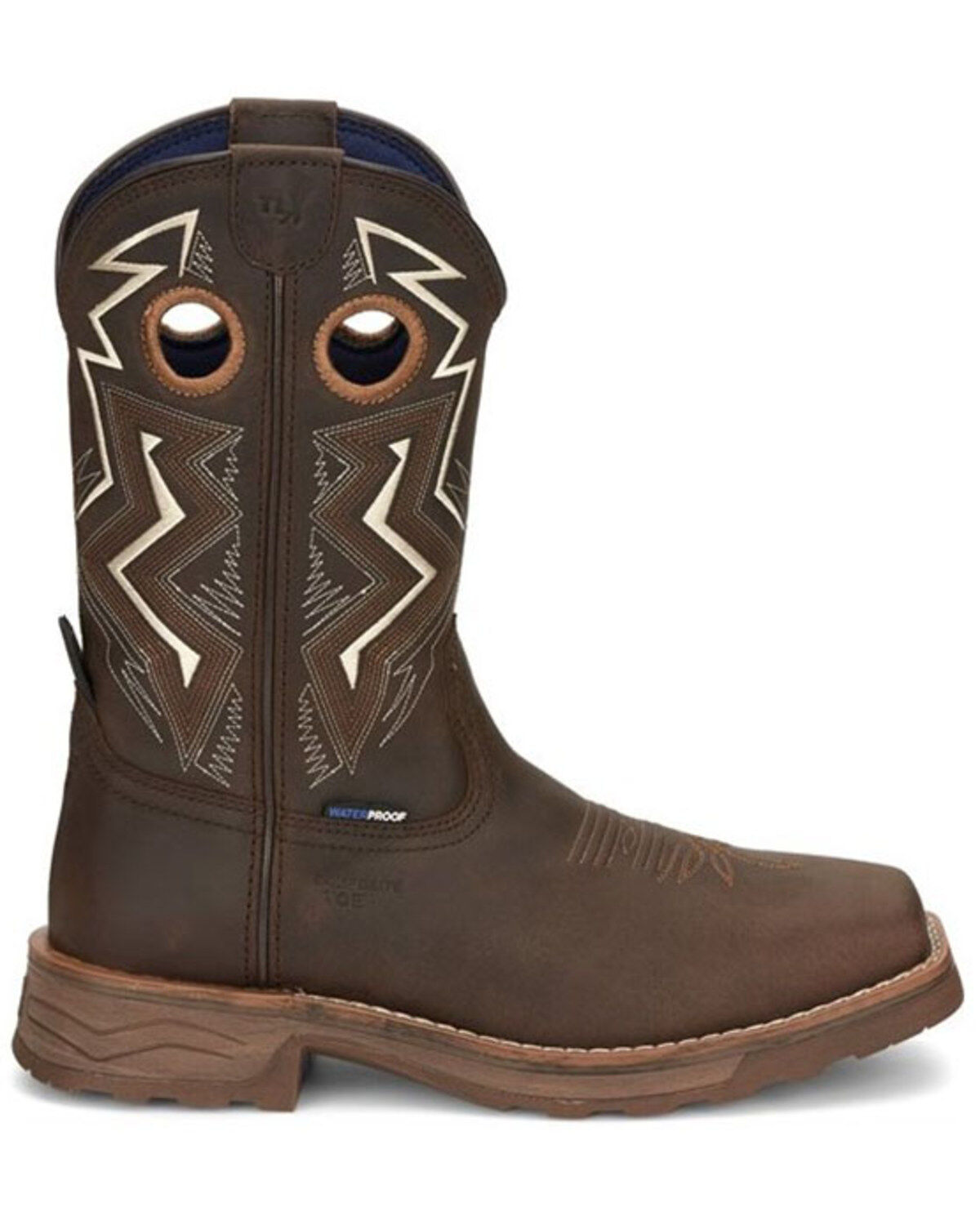 Tony Lama Men's Force Waterproof Western Work Boots - Composite Toe