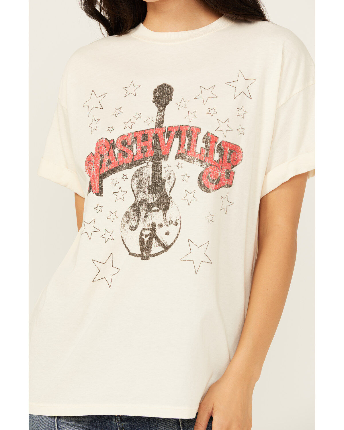 Girl Dangerous Women's Nashville Star Relaxed Short Sleeve Graphic Tee