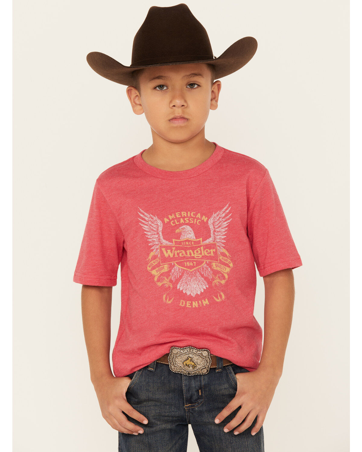 Wrangler Boys' Eagle Short Sleeve Graphic Tee