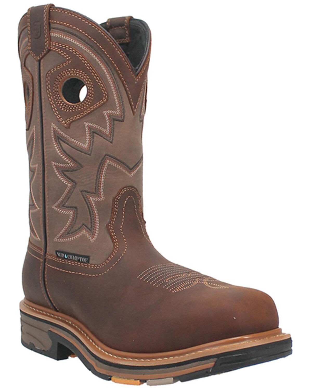 Dan Post Men's Kirk 11" Pull-On Waterproof Work Boots - Broad Square Toe