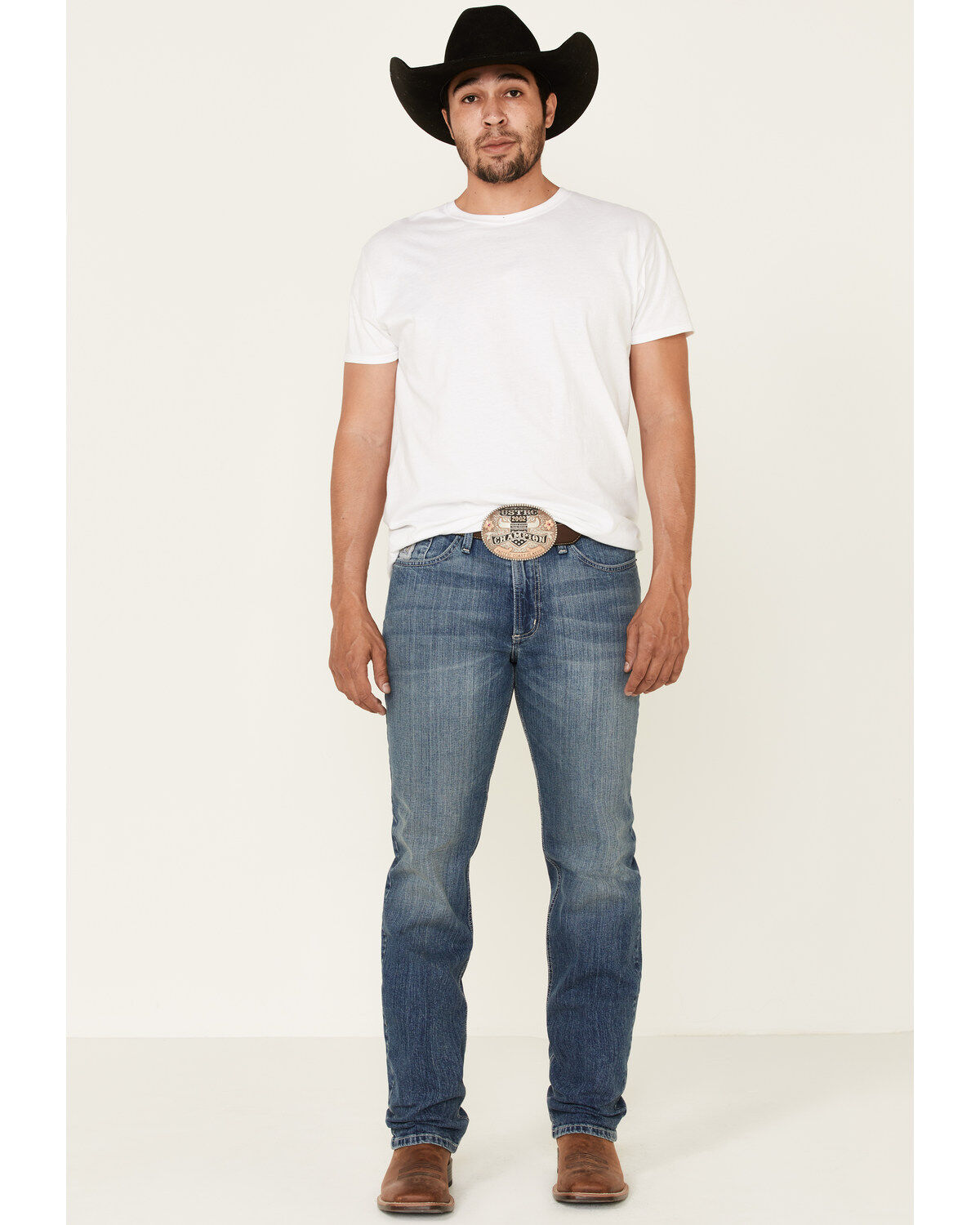 Cinch Men's Silver Label Performance Stretch Slim Straight Jeans