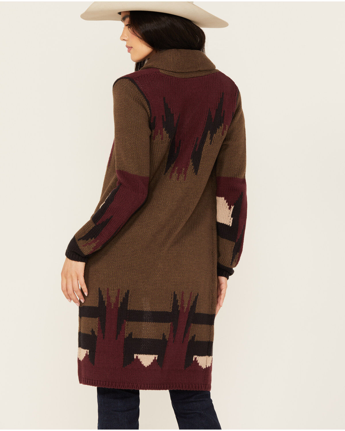 Shyanne Women's Southwestern Duster Cardigan