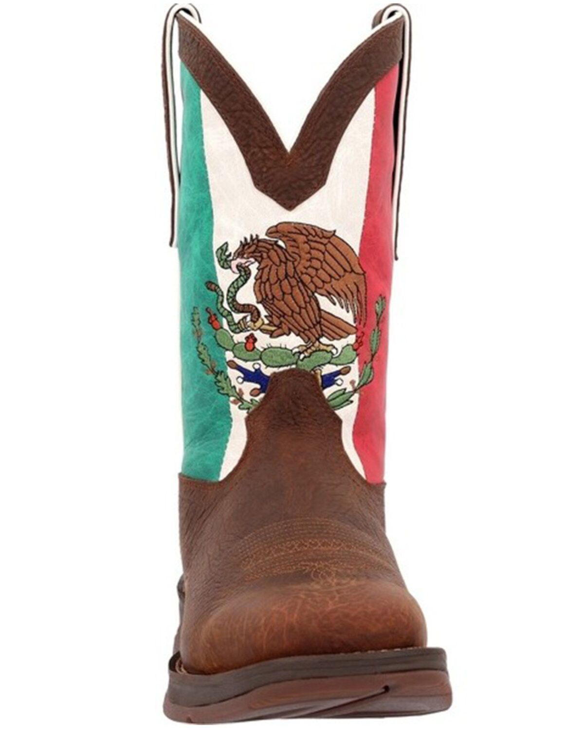 Durango Men's Rebel Mexico Flag Shaft Performance Western Boots - Broad Square Toe