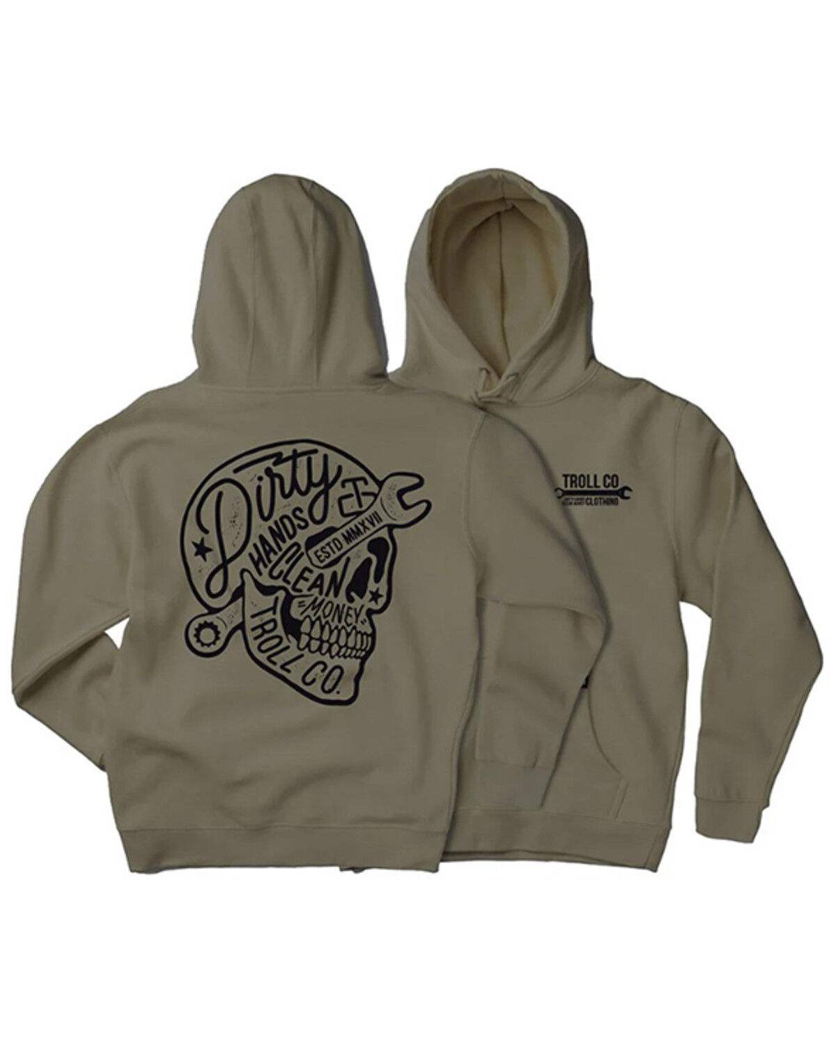 Troll Co Men's Molten Graphic Hooded Sweatshirt