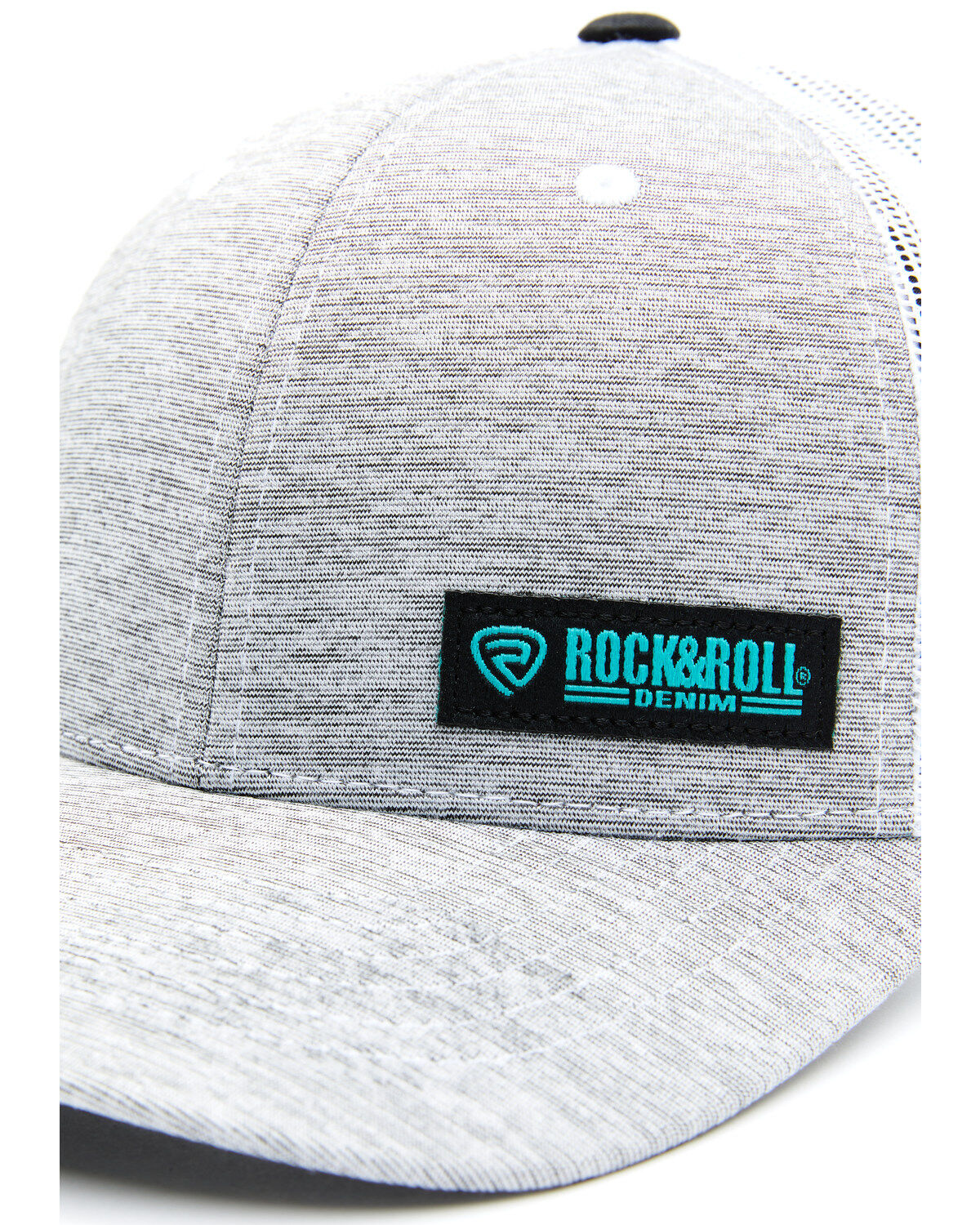 Rock & Roll Denim Men's Corner Logo Patch Mesh-Back Ball Cap