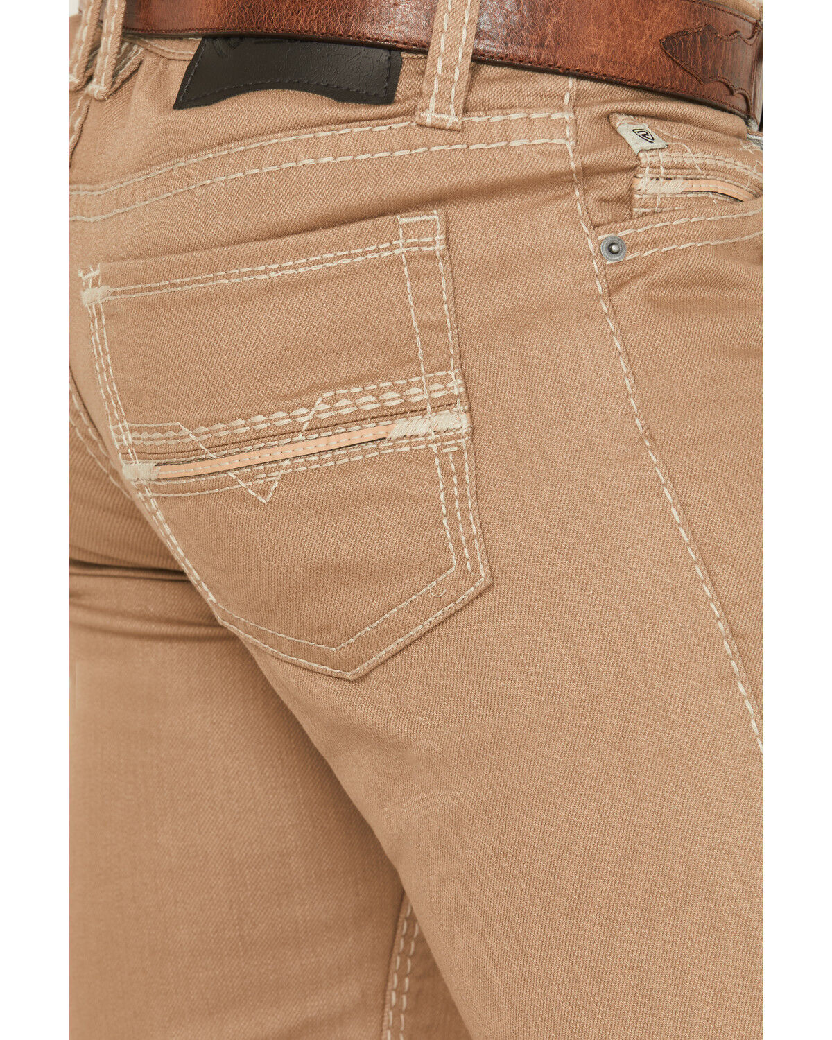 Rock & Roll Denim Men's Revolver Slim Straight Reflex Khaki Jeans