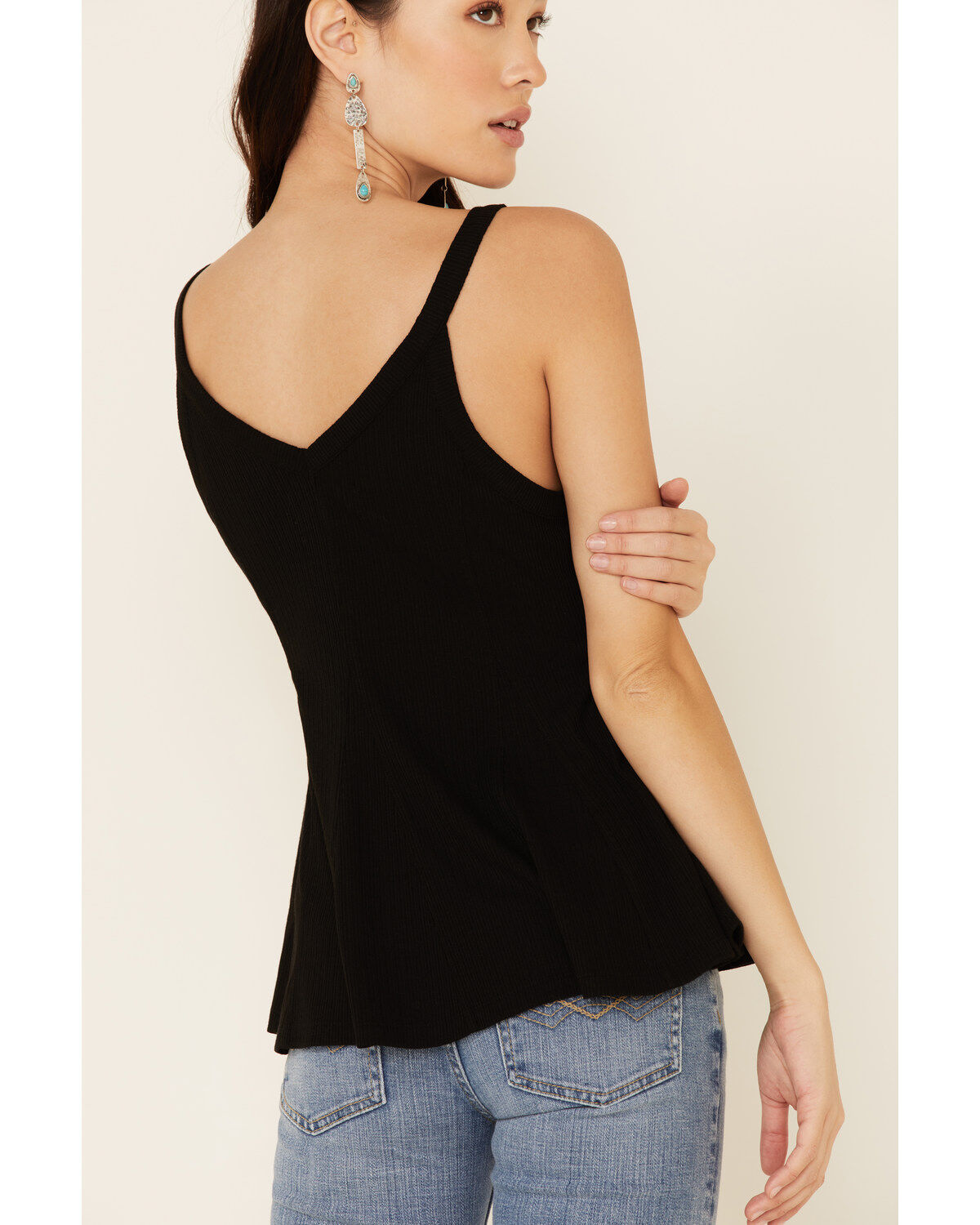 Idyllwind Women's Godet Rib Knit Tank Top