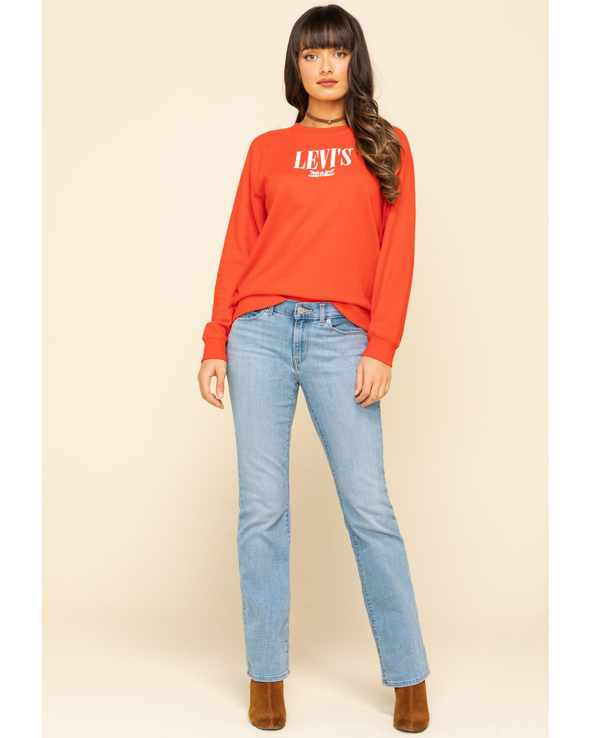 Levi’s Women's Logo Relaxed Crewneck Sweatshirt
