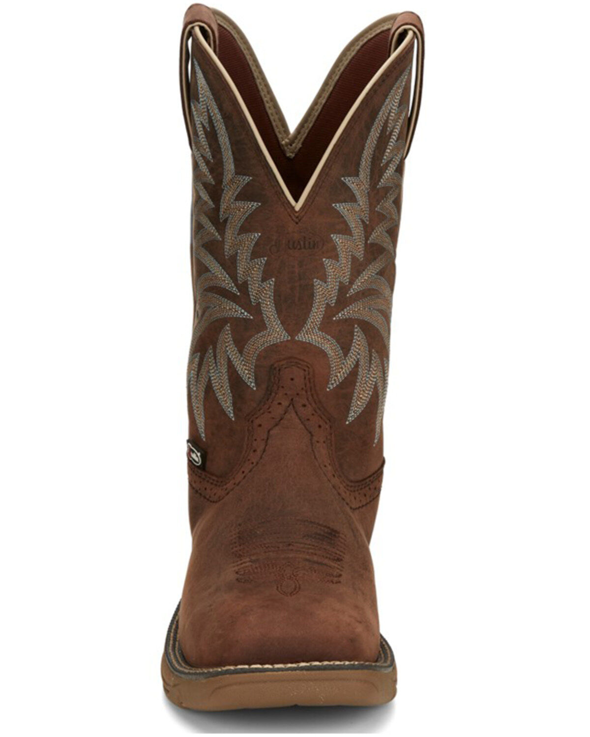 Justin Men's Rush Short Base Performance Western Boots - Broad Square Toe