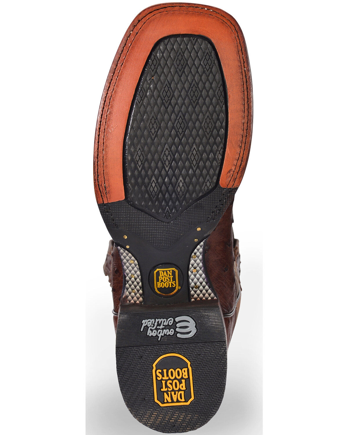 Dan Post Men's Alamosa Exotic Ostrich Cowboy Certified Boots