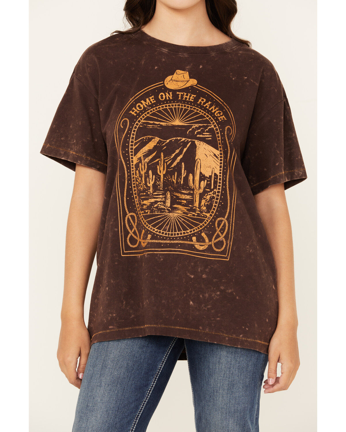 Shyanne Women's Home On Th Range Short Sleeve Graphic Tee