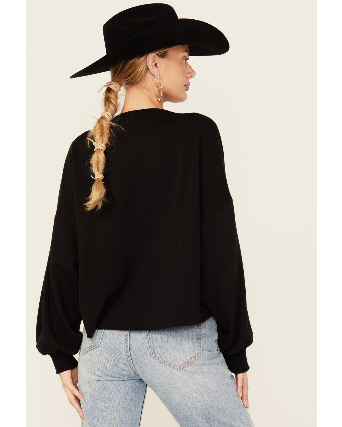 Rock & Roll Denim Women's Rhinestone Sweatshirt