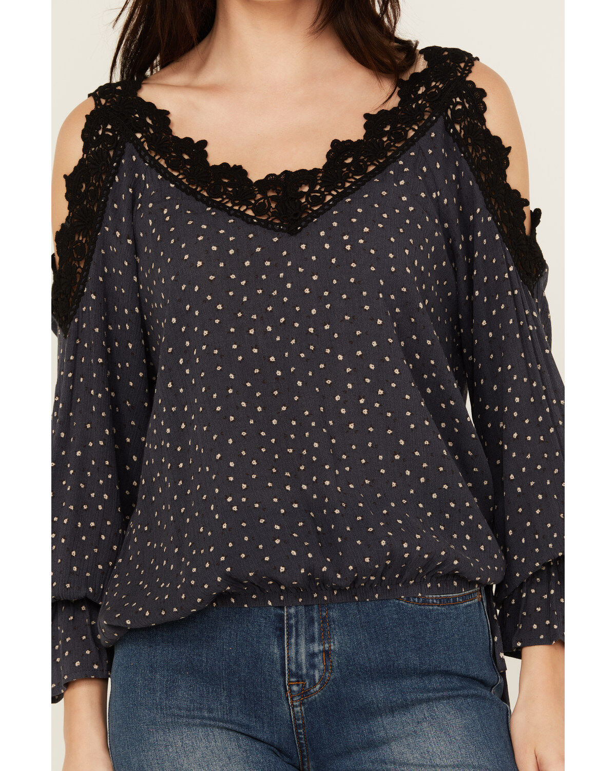 Wild Moss Women's Cold Shoulder Top