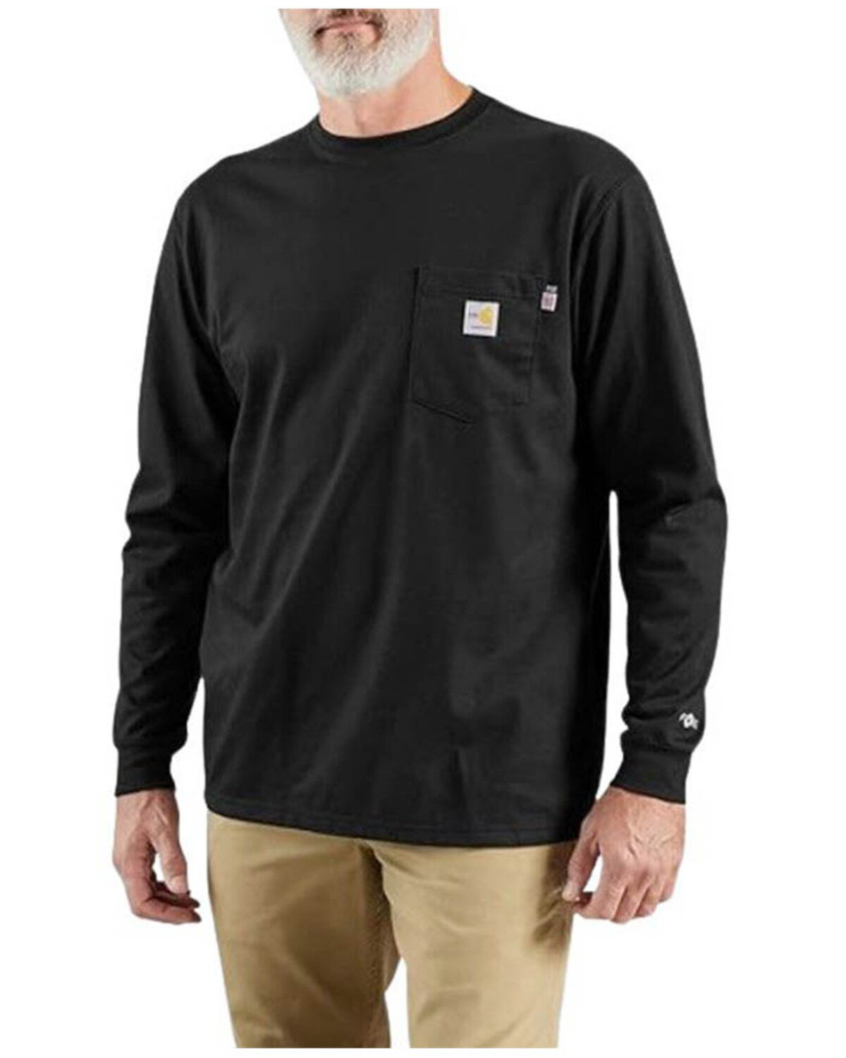 Carhartt Men's FR Force® Loose Fit Midweight Long Sleeve Pocket Work T-Shirt - Tall