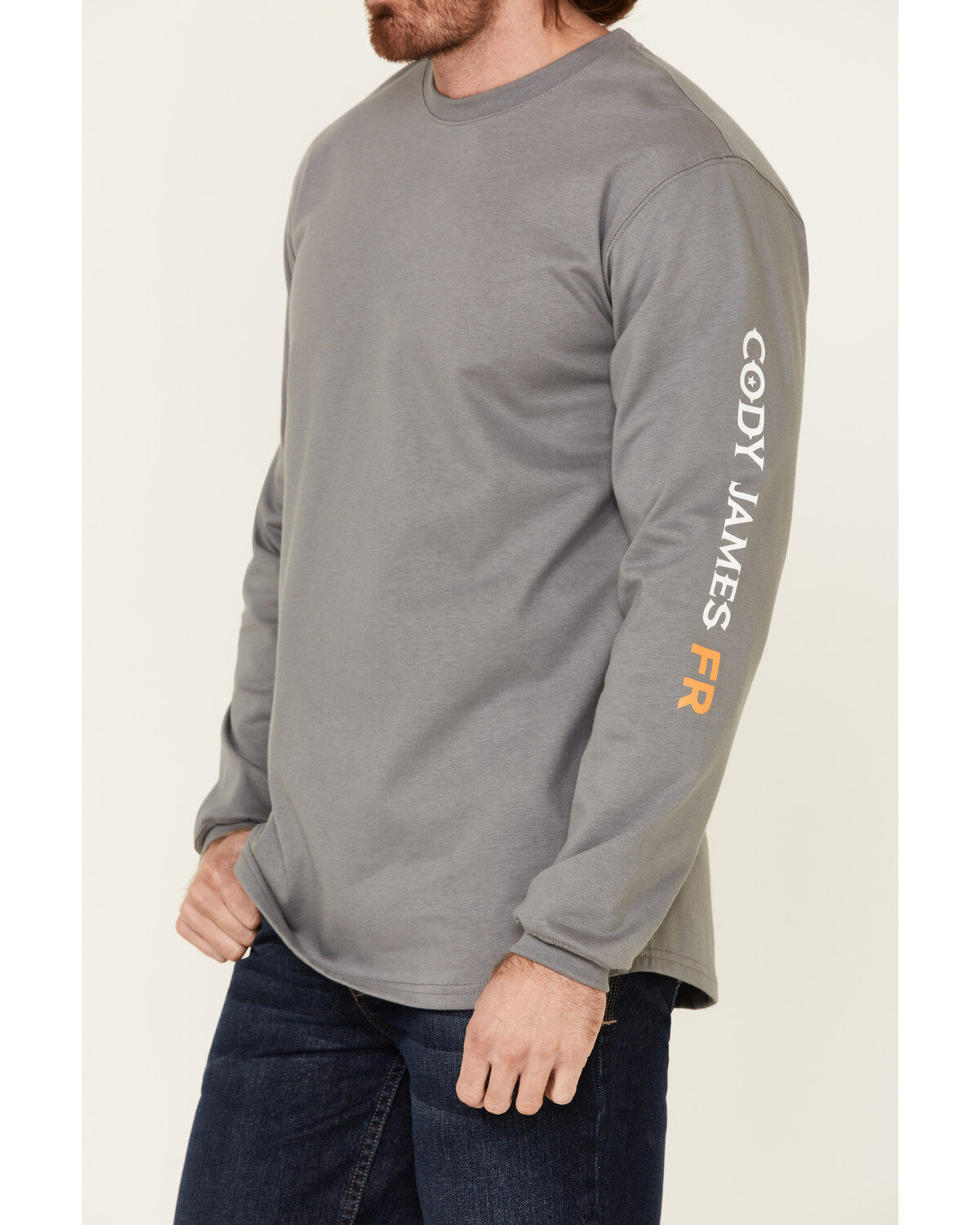 Cody James Men's FR Logo Long Sleeve Work T-Shirt
