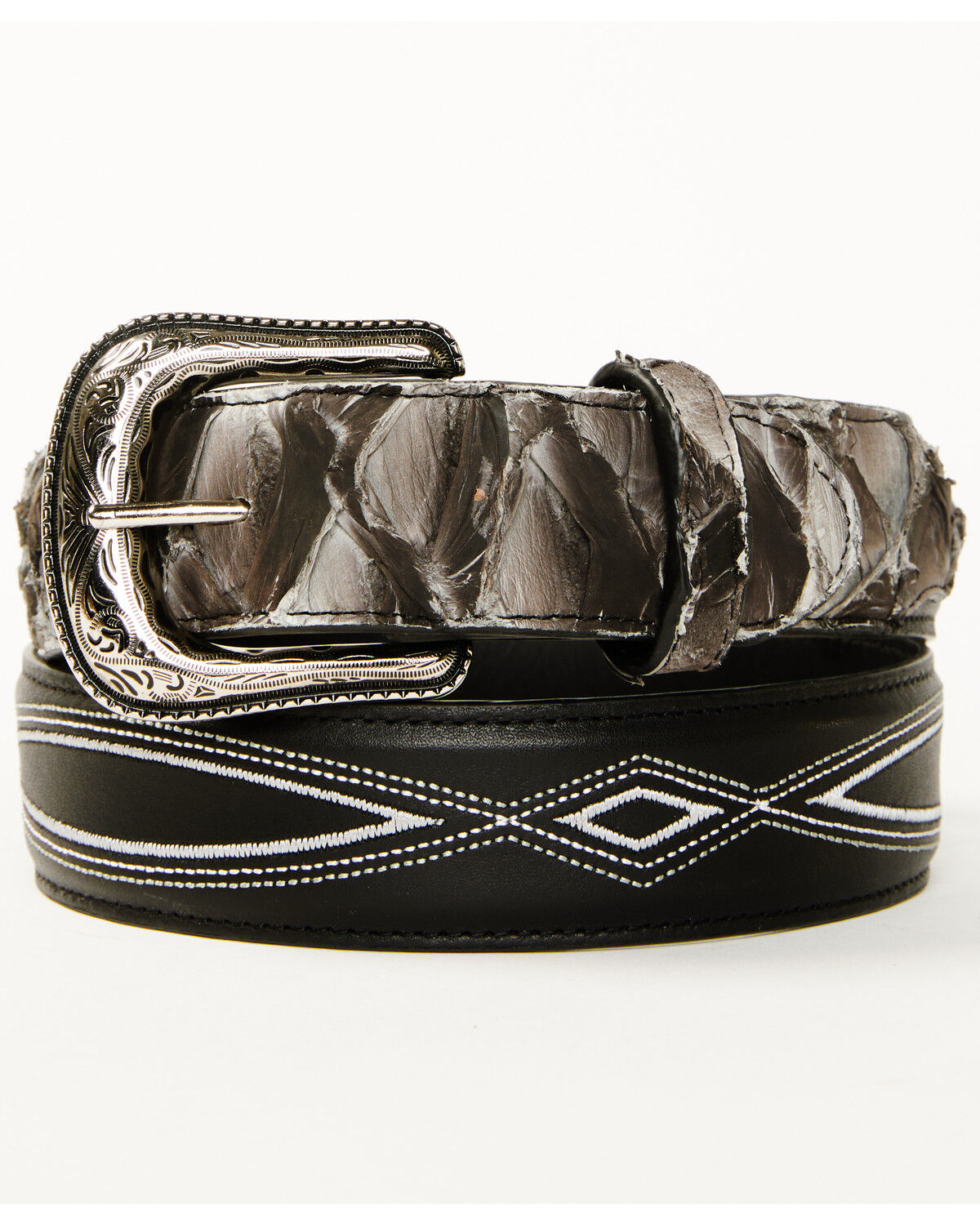 Cody James Men's Exotic Pirarucu Billet Belt