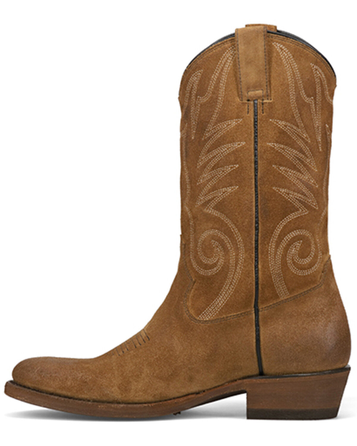 Frye Men's Grady Suede Short Western Boots - Round Toe