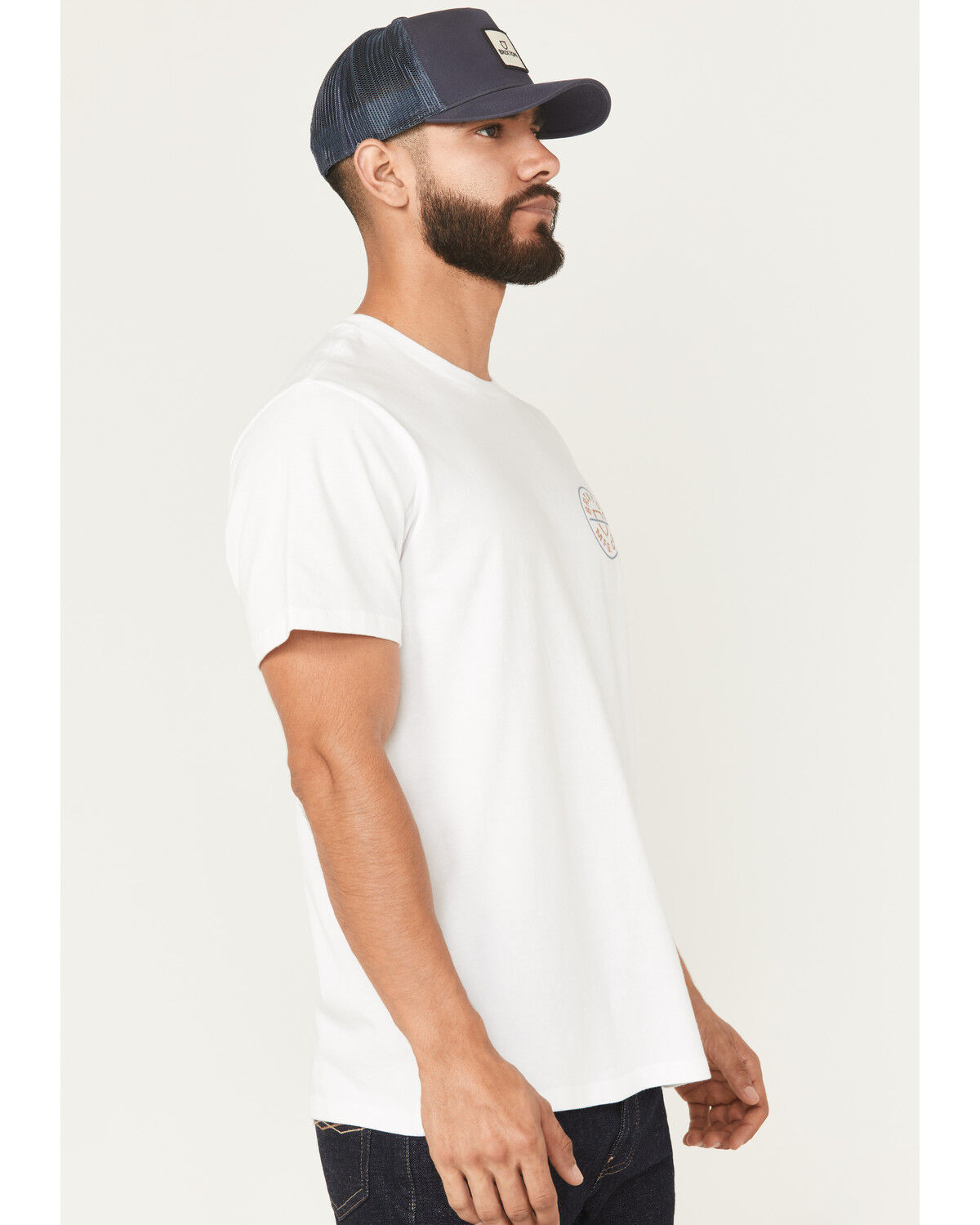 Brixton Men's Crest II Logo Short Sleeve Graphic T-Shirt