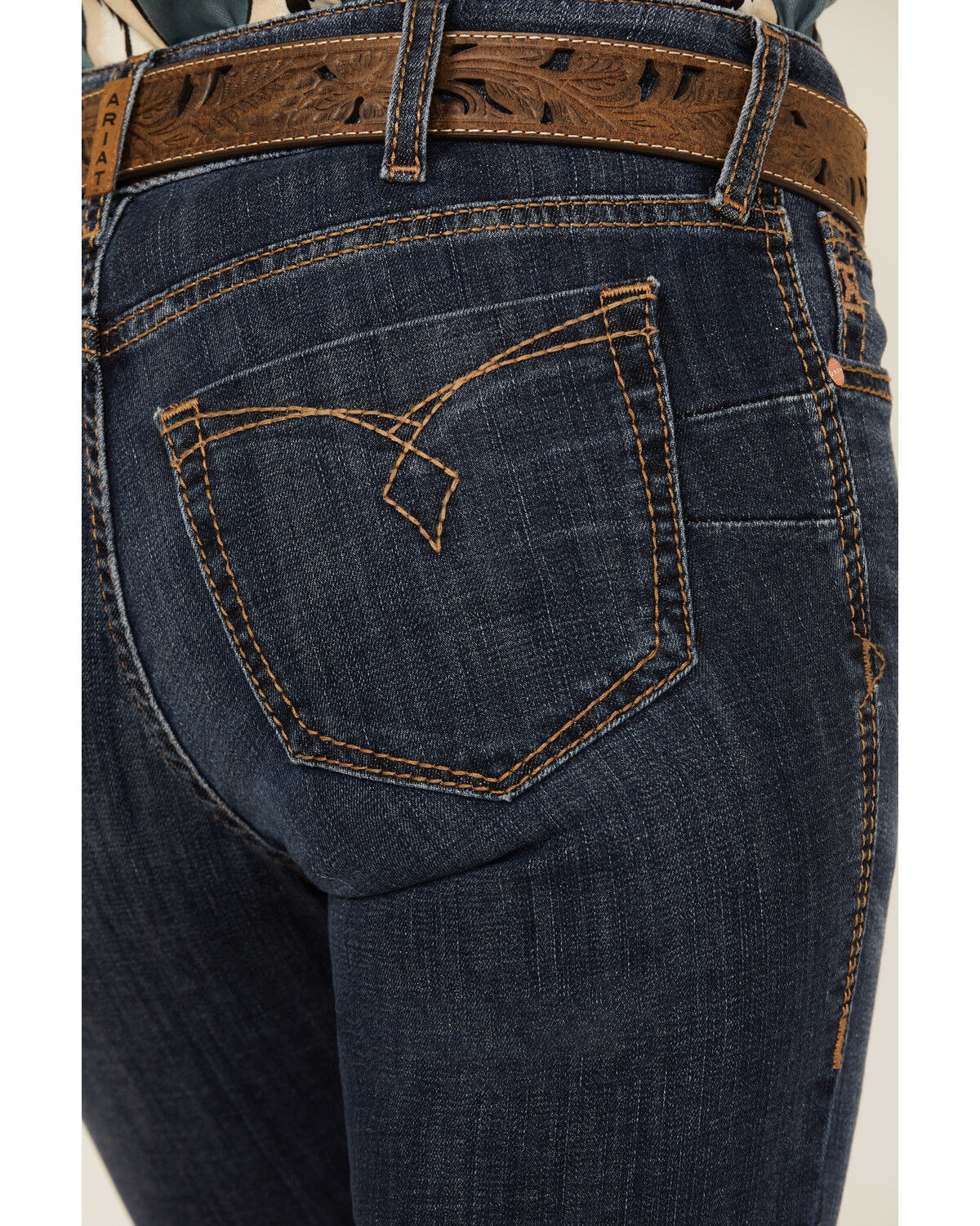 Ariat Women's Kallie Dark Wash Perfect Rise Flare Stretch Denim Jeans