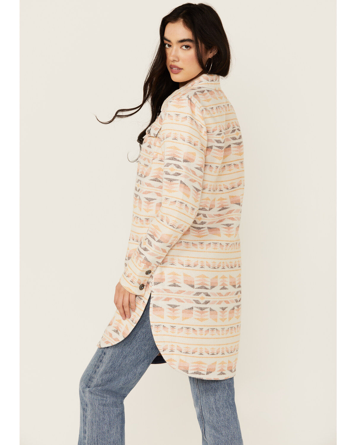 Shyanne Women's Southwestern Print Long Shacket