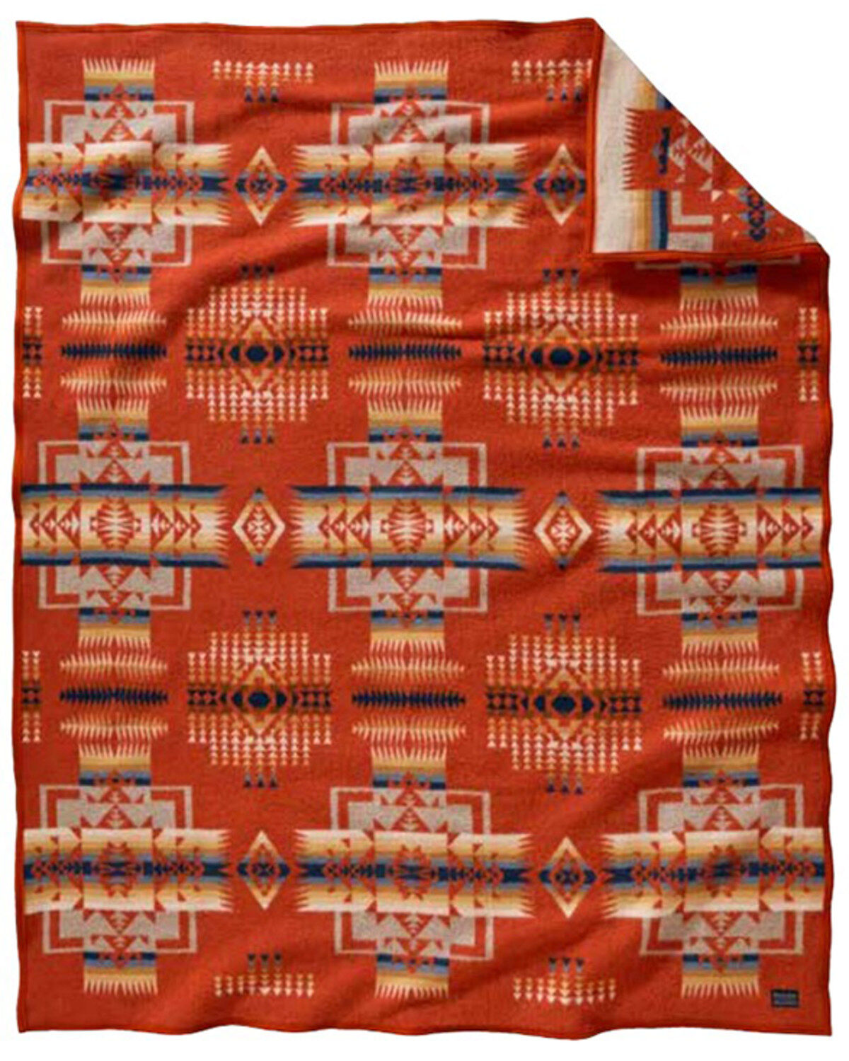 Pendleton Chief Joseph Chili Jacquard Wool Blanket - Twin
