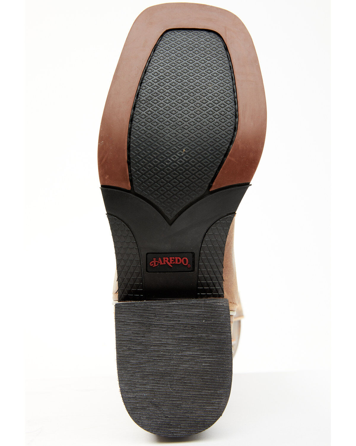 Laredo Women's Flower Inlay Western Performance Boots - Broad Square Toe